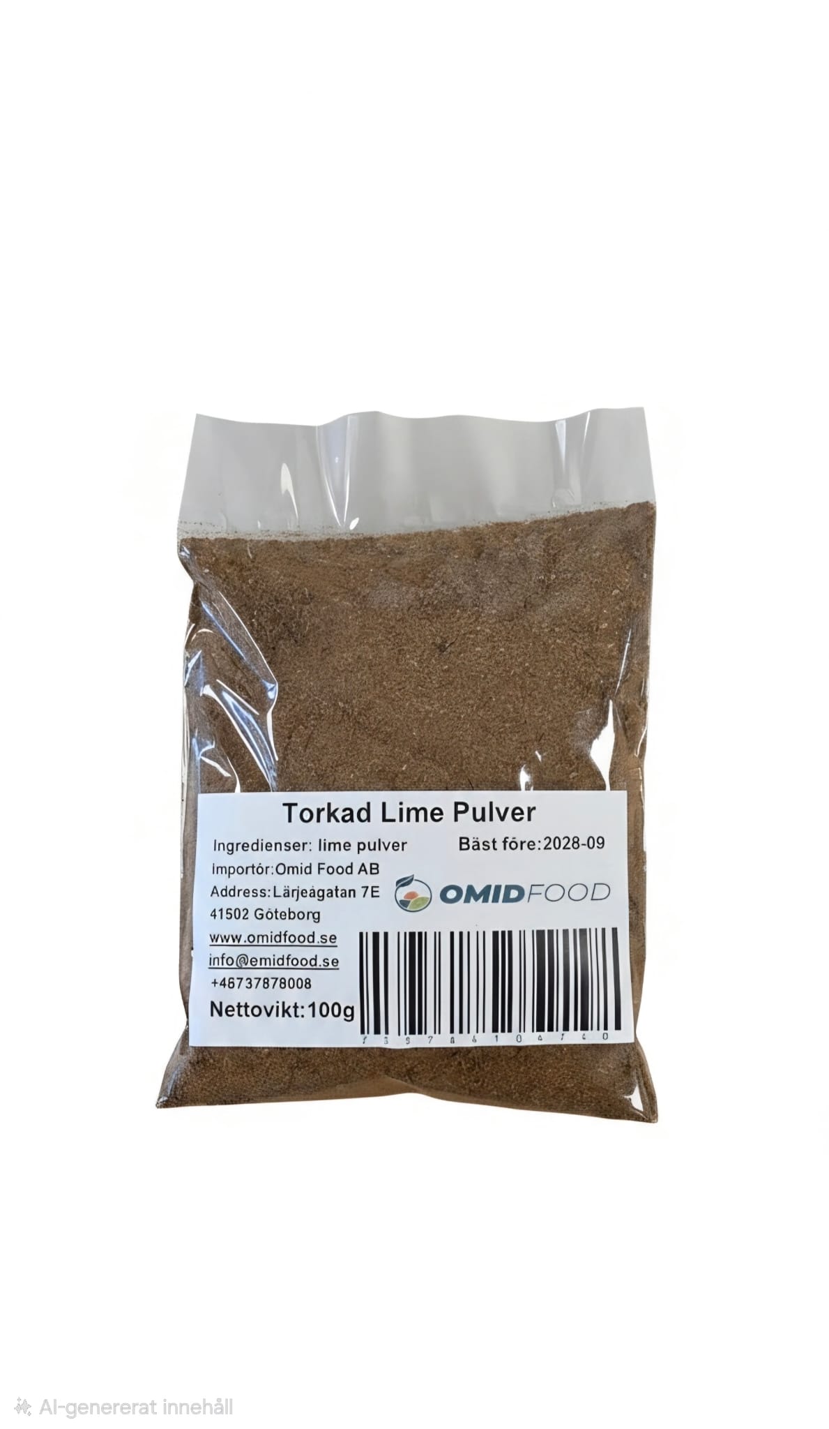 Torkad Lime Pulver